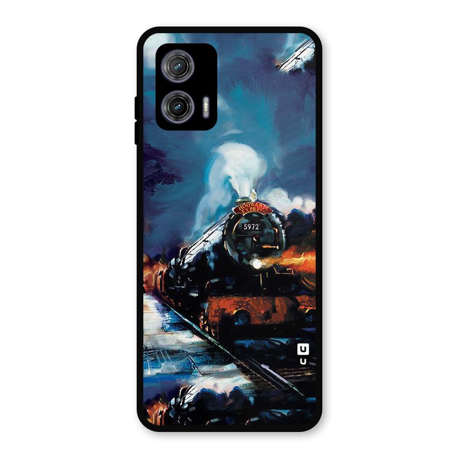 Train Art Metal Back Case for Moto G73
