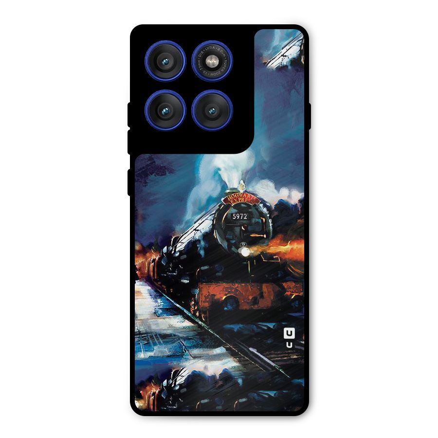 Train Art Metal Back Case for Motorola Edge 60 Pro