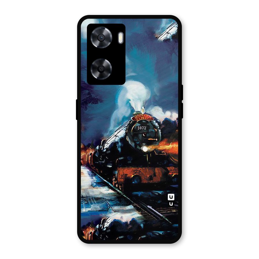 Train Art Metal Back Case for OnePlus Nord N20 SE