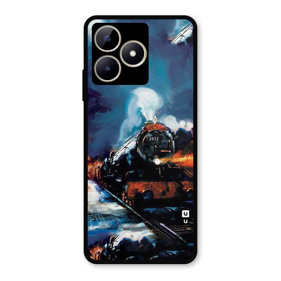 Train Art Metal Back Case for Realme C53