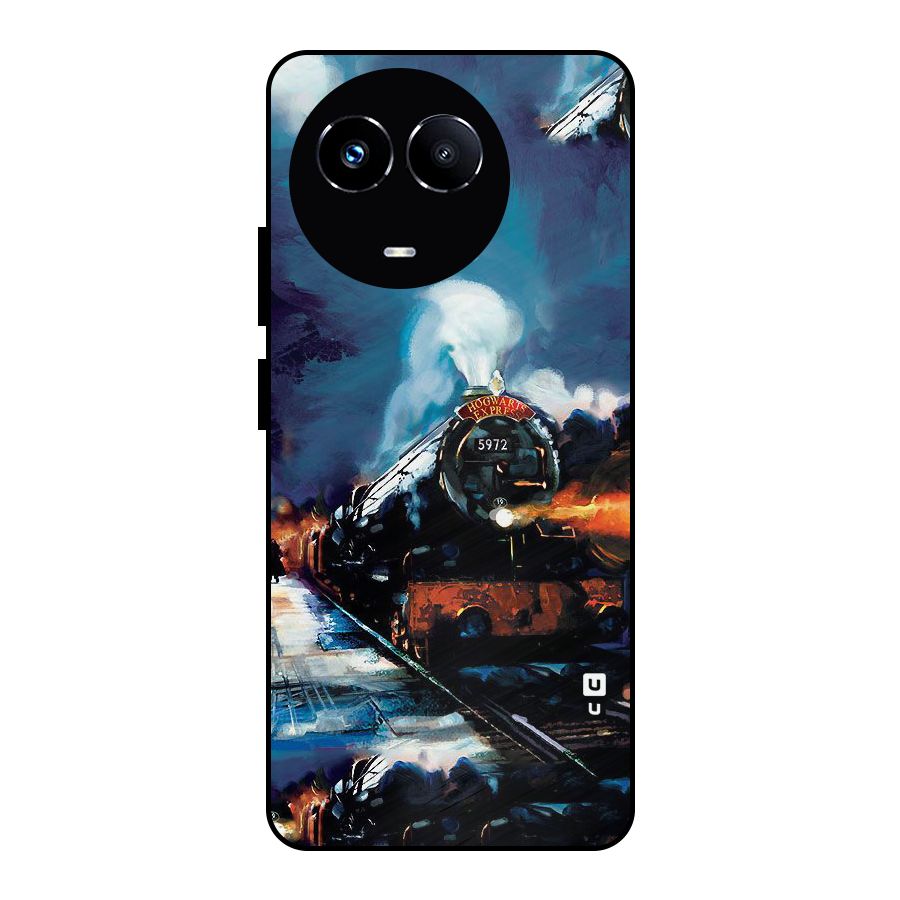 Train Art Metal Back Case for Realme Narzo 60X