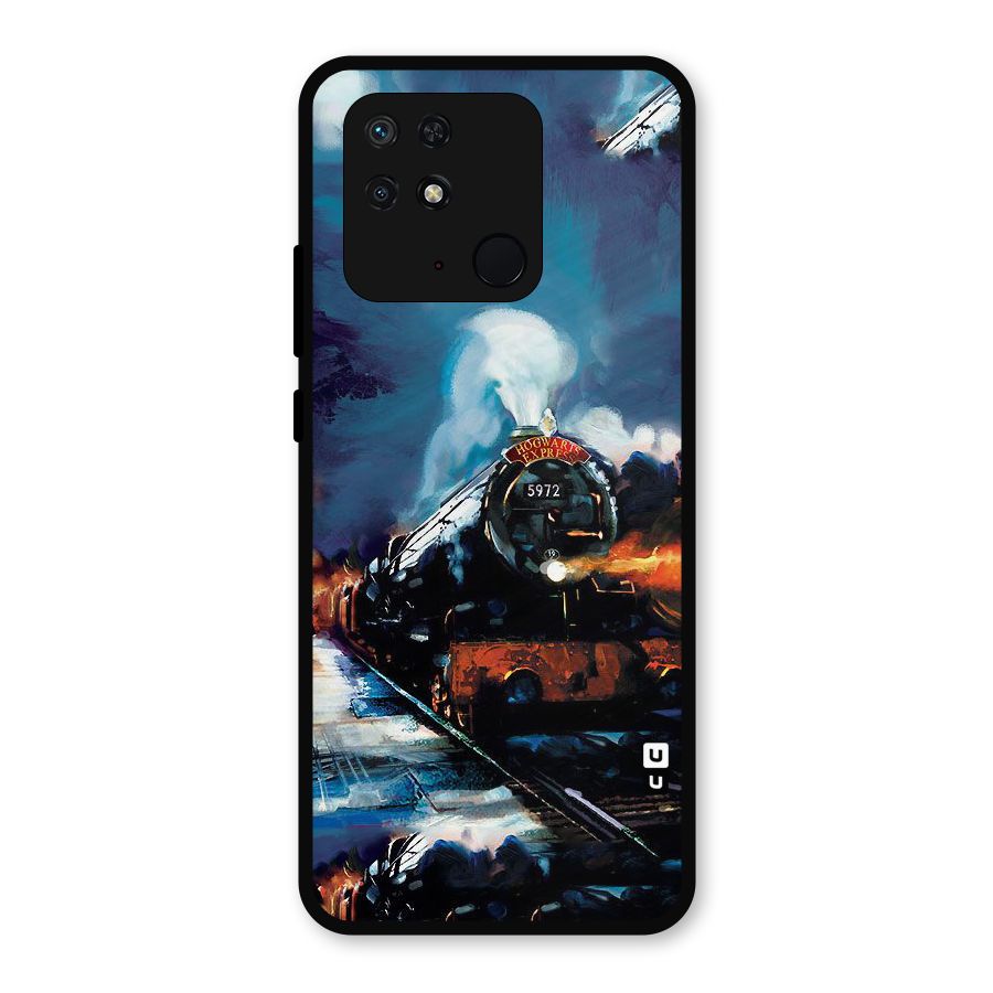 Train Art Metal Back Case for Redmi 10