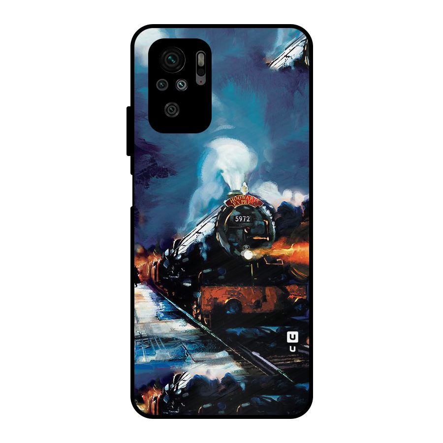 Train Art Metal Back Case for Redmi Note 10S
