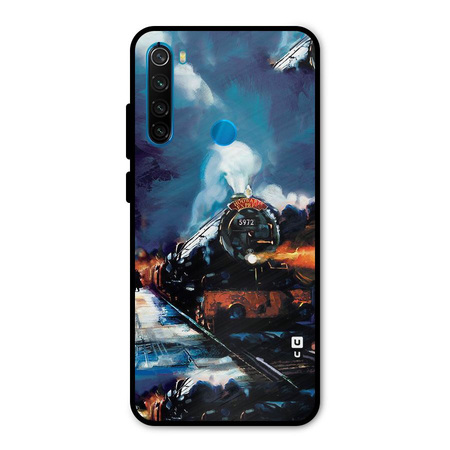 Train Art Metal Back Case for Redmi Note 8