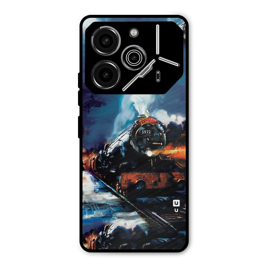 Train Art Metal Back Case for Tecno Pova 6 Pro