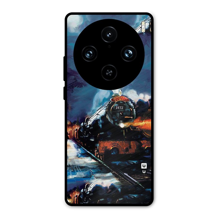 Train Art Metal Back Case for Vivo X100 Pro