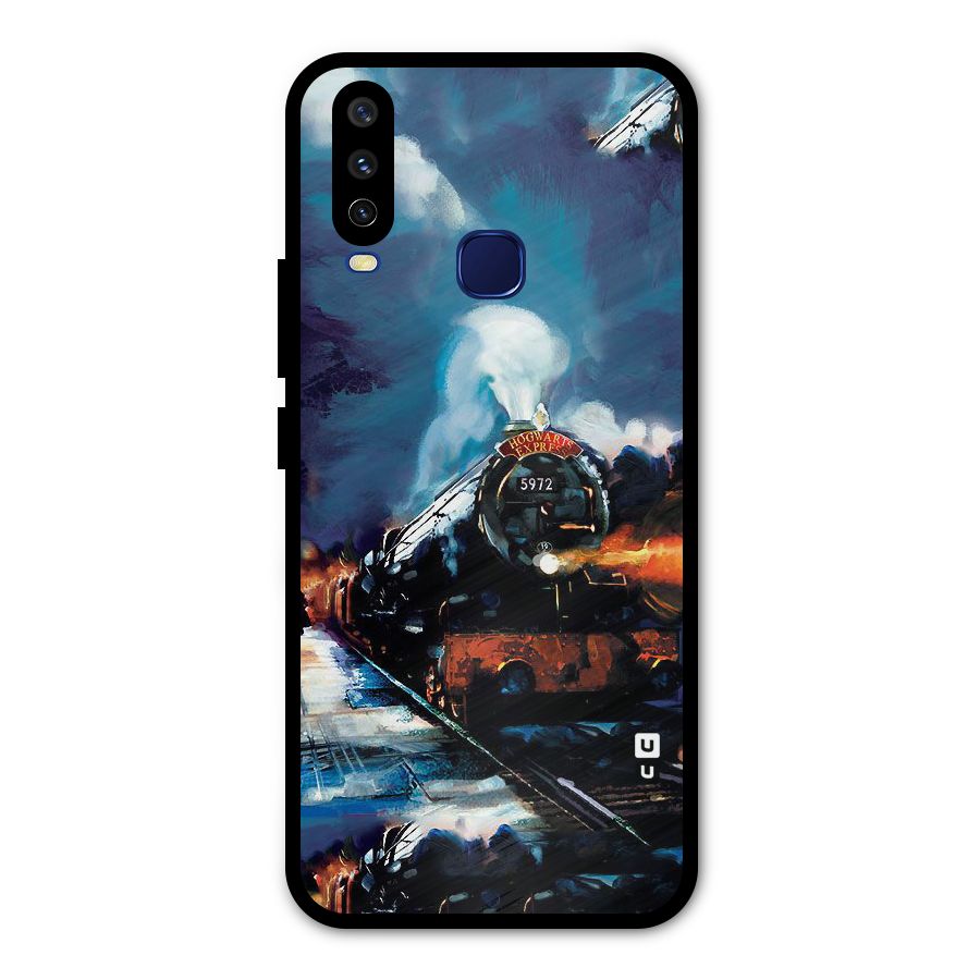 Train Art Metal Back Case for Vivo Y15