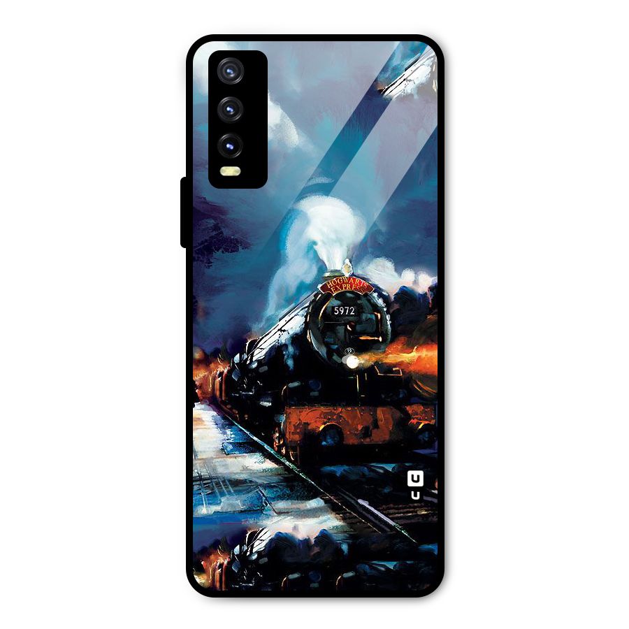 Train Art Metal Back Case for Vivo Y20