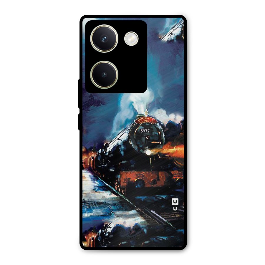 Train Art Metal Back Case for Vivo Y200 Pro