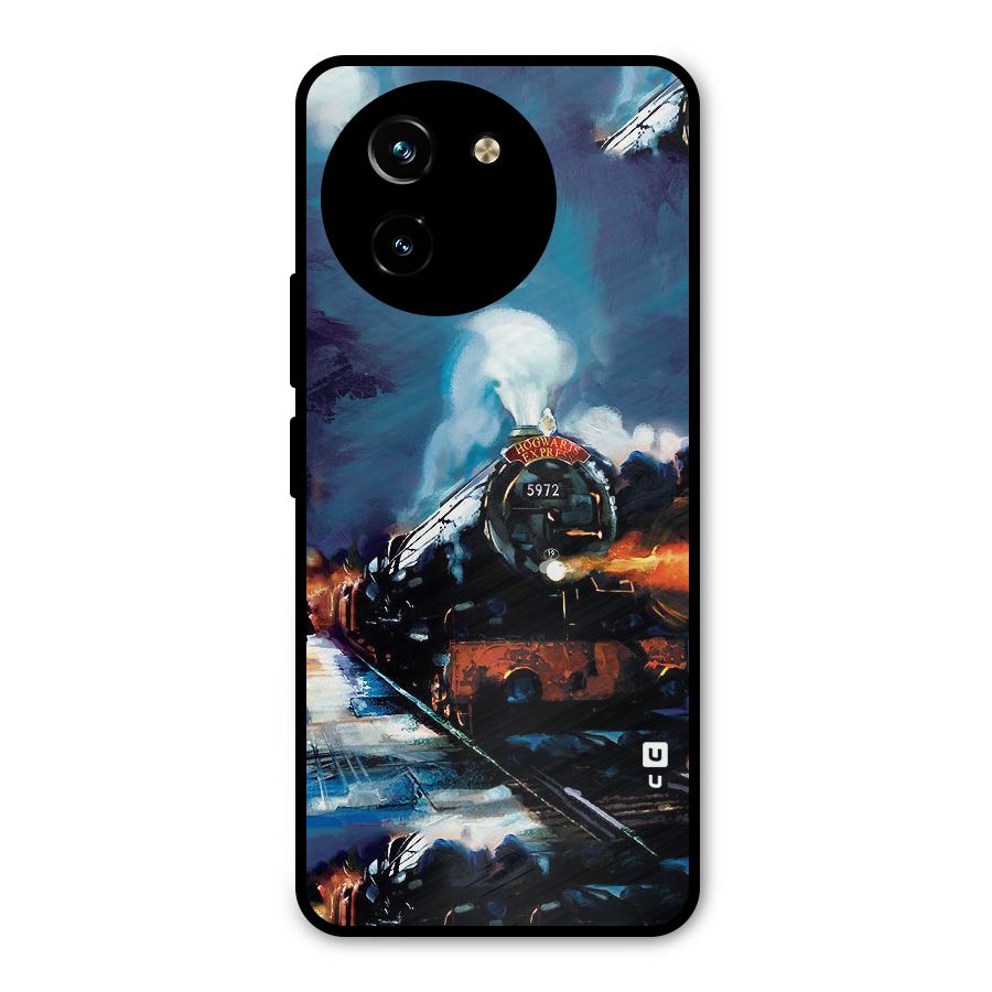 Train Art Metal Back Case for Vivo Y200i