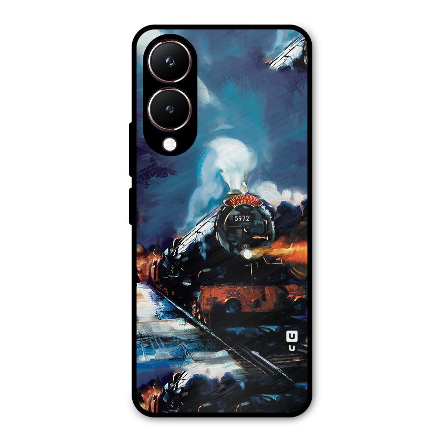Train Art Metal Back Case for Vivo Y28