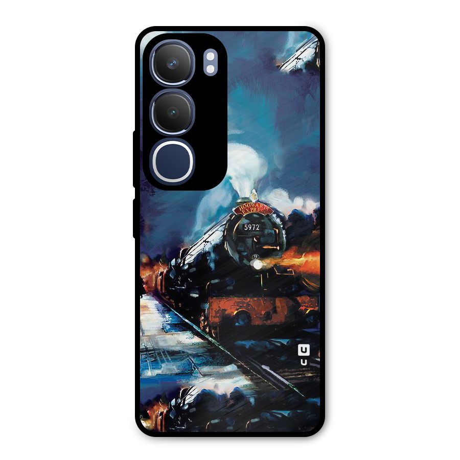 Train Art Metal Back Case for Vivo Y29