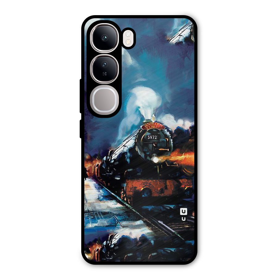 Train Art Metal Back Case for Vivo Y300
