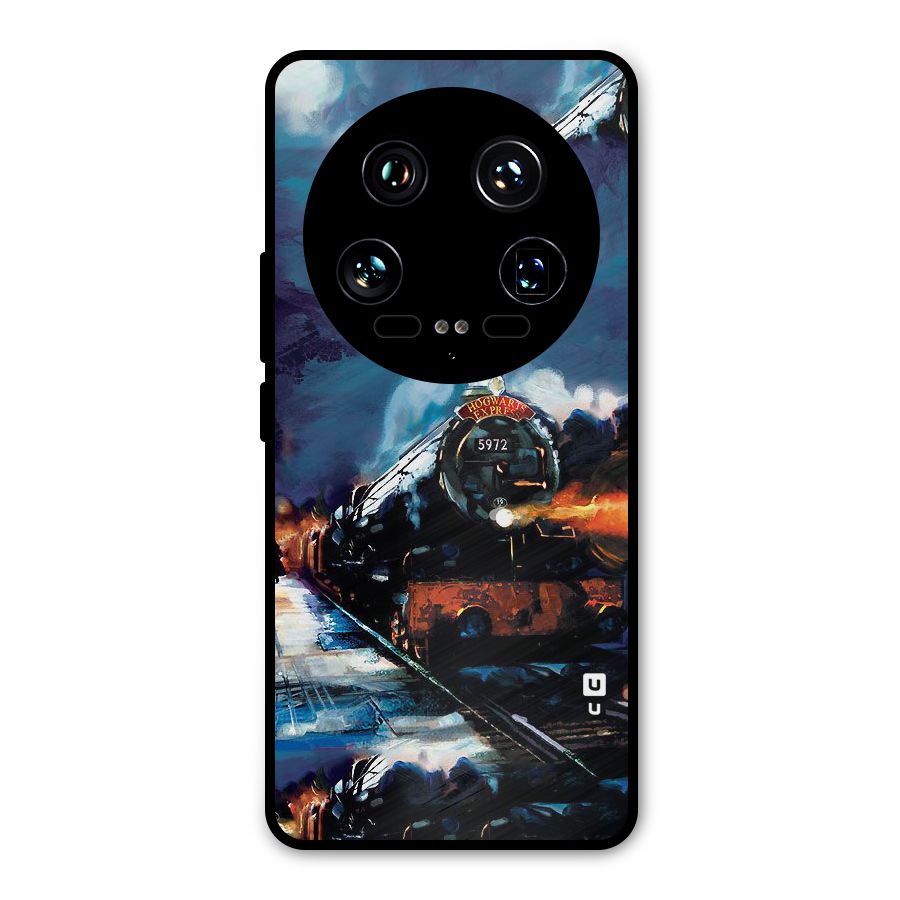 Train Art Metal Back Case for Xiaomi 14 Ultra