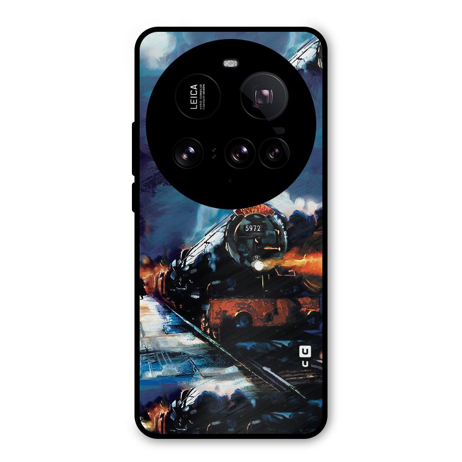 Train Art Metal Back Case for Xiaomi 15 Ultra