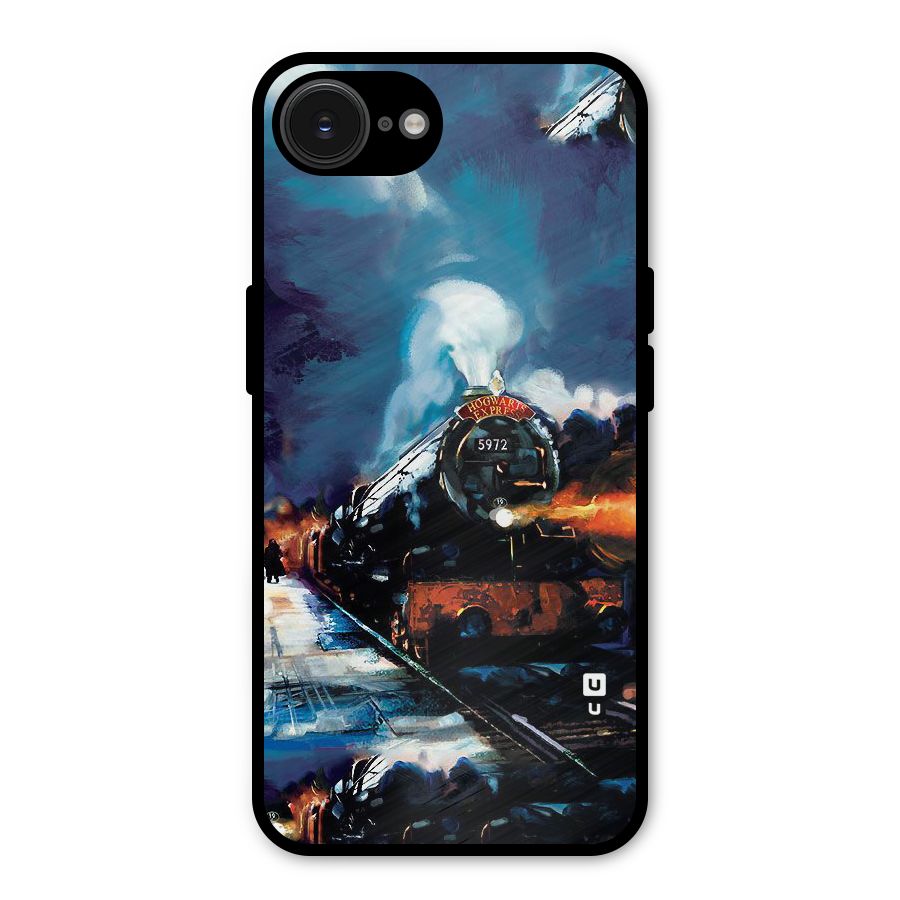 Train Art Metal Back Case for iPhone 16e