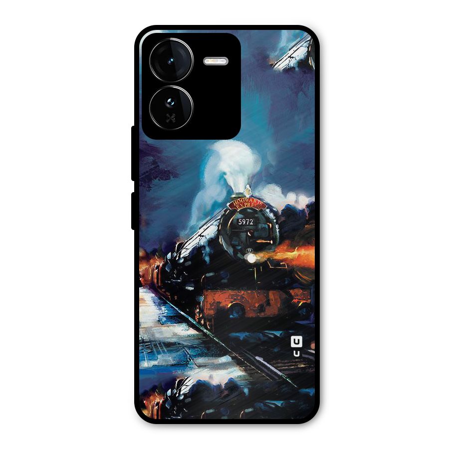 Train Art Metal Back Case for iQOO Z9