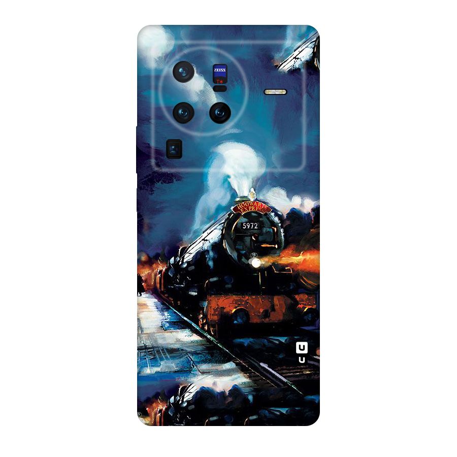 Train Art Original Polycarbonate Back Case for Vivo X80