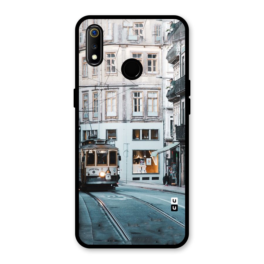 Tramp Train Glass Back Case for Realme 3i