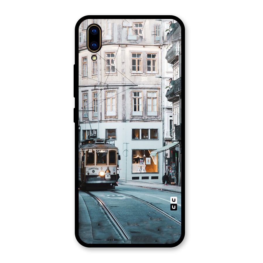 Tramp Train Glass Back Case for Vivo V11 Pro
