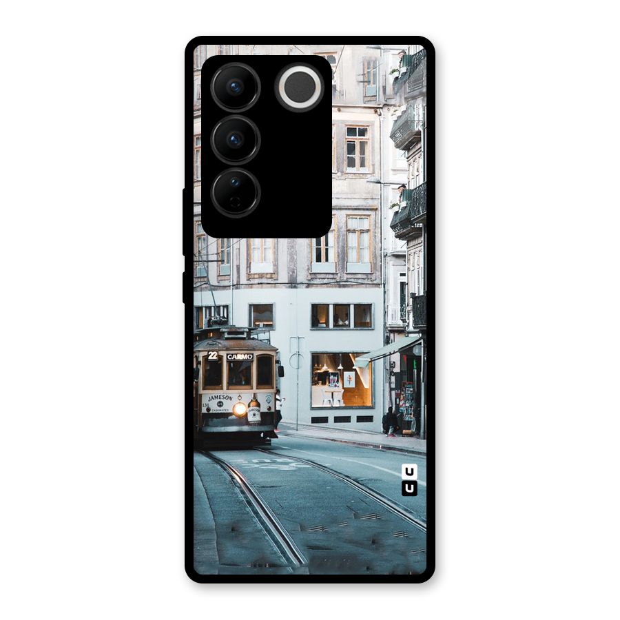 Tramp Train Glass Back Case for Vivo V27
