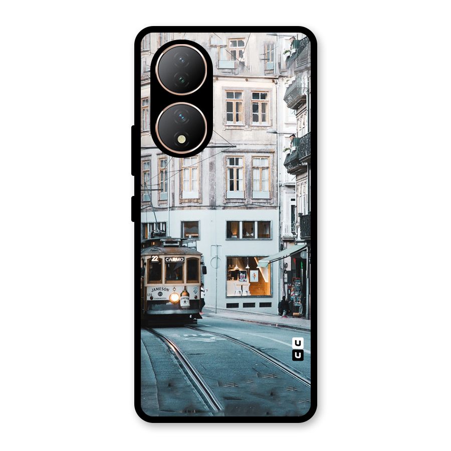 Tramp Train Glass Back Case for Vivo Y100A
