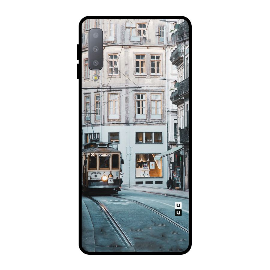 Tramp Train Metal Back Case for Galaxy A7 (2018)