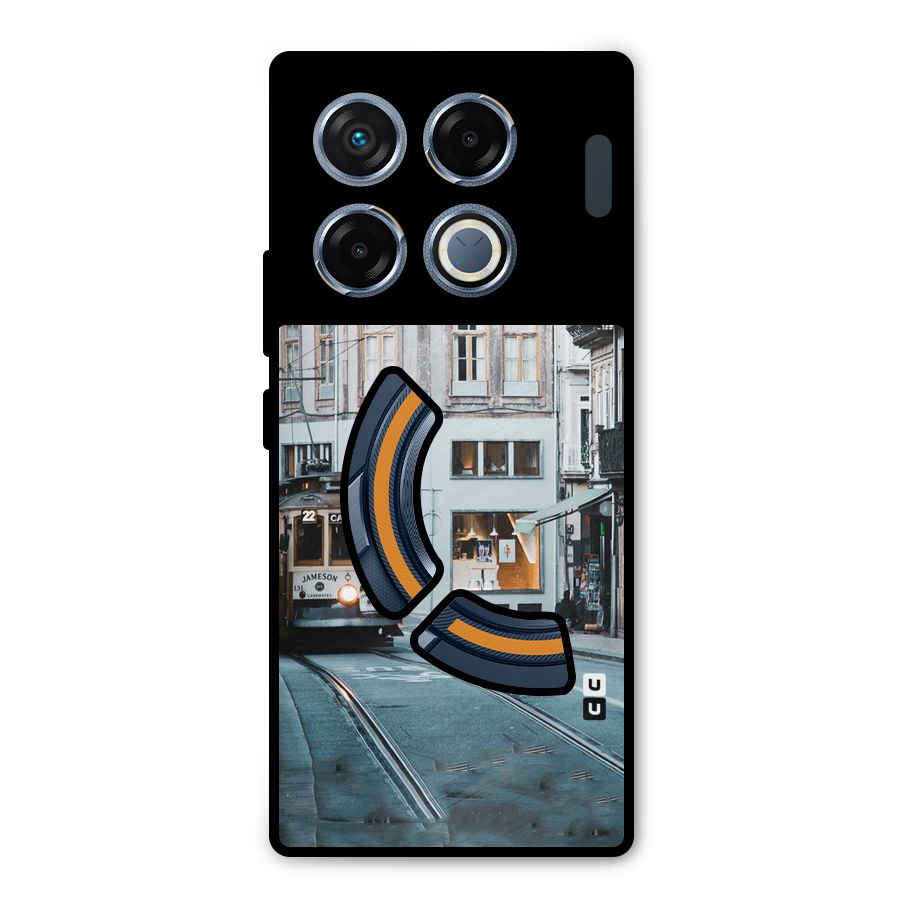 Tramp Train Metal Back Case for Infinix GT 20 Pro