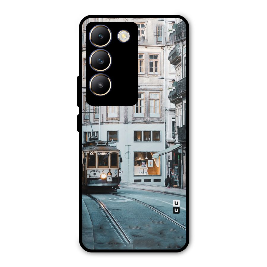 Tramp Train Metal Back Case for Vivo T3 5G