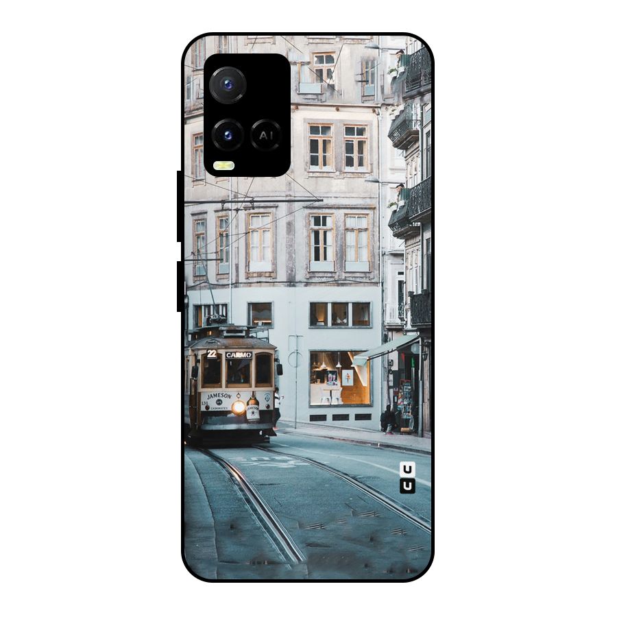 Tramp Train Metal Back Case for Vivo Y21G