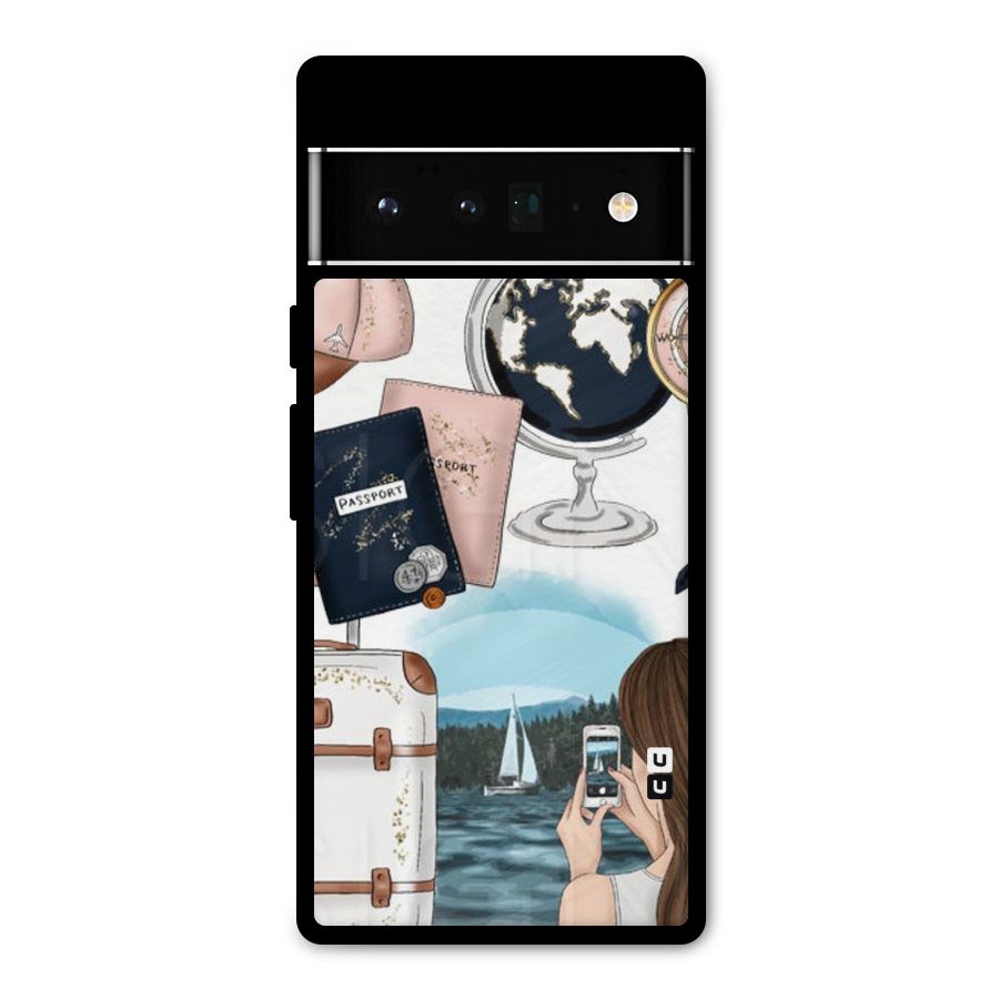 Travel Diaries Metal Back Case for Google Pixel 6 Pro
