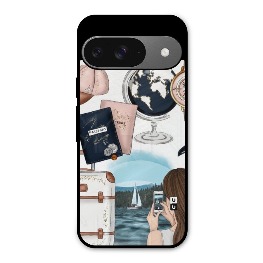 Travel Diaries Metal Back Case for Google Pixel 9