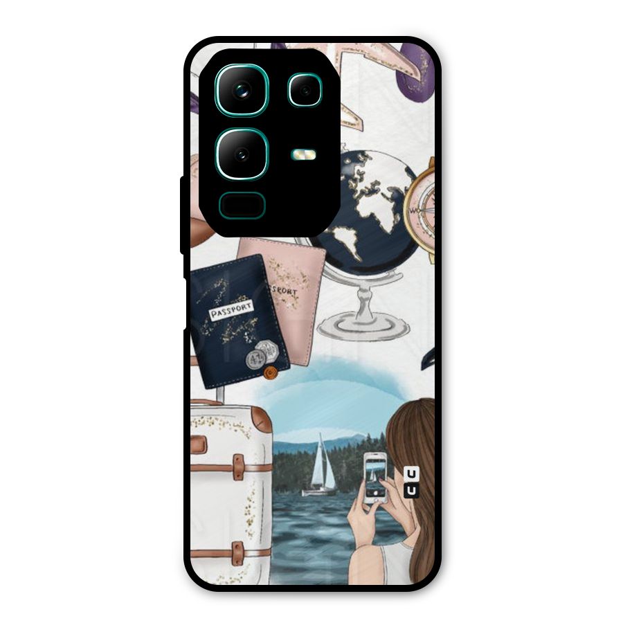 Travel Diaries Metal Back Case for Infinix Note 50x