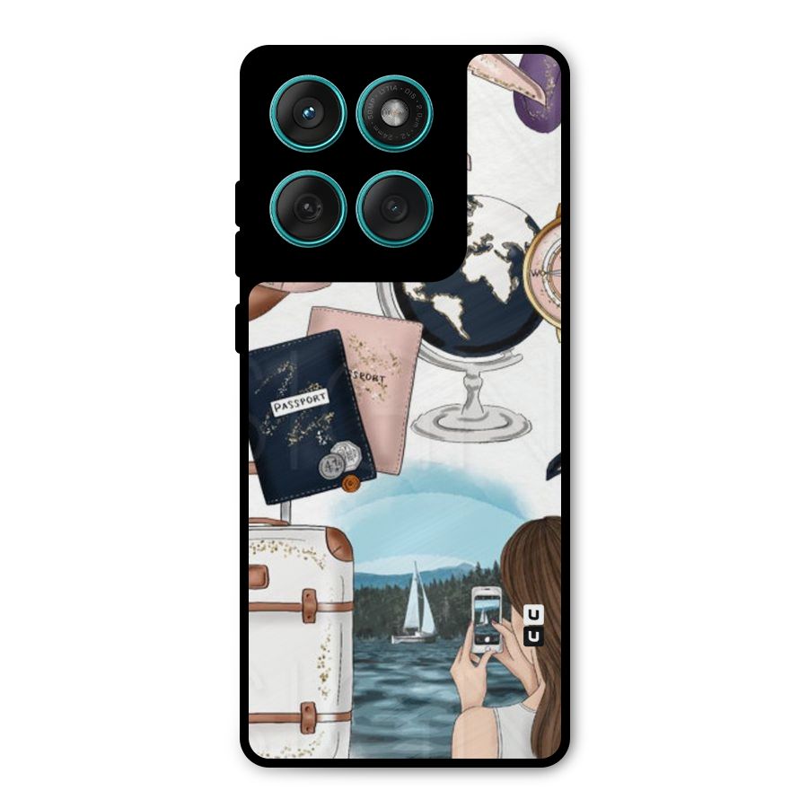 Travel Diaries Metal Back Case for Motorola Edge 60 Fusion