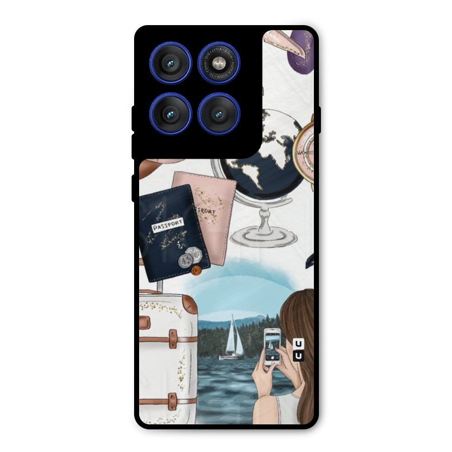 Travel Diaries Metal Back Case for Motorola Edge 60 Pro