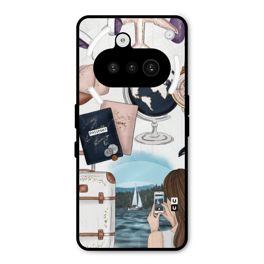 Travel Diaries Metal Back Case for Nothing Phone 3a