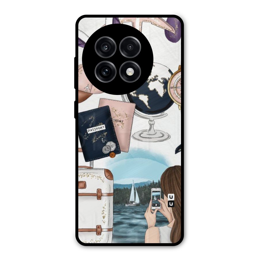Travel Diaries Metal Back Case for OnePlus 13R