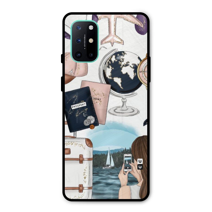 Travel Diaries Metal Back Case for OnePlus 8T