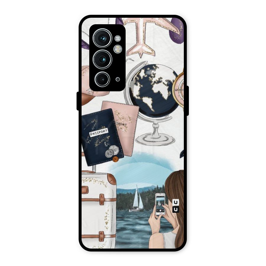 Travel Diaries Metal Back Case for OnePlus 9RT 5G
