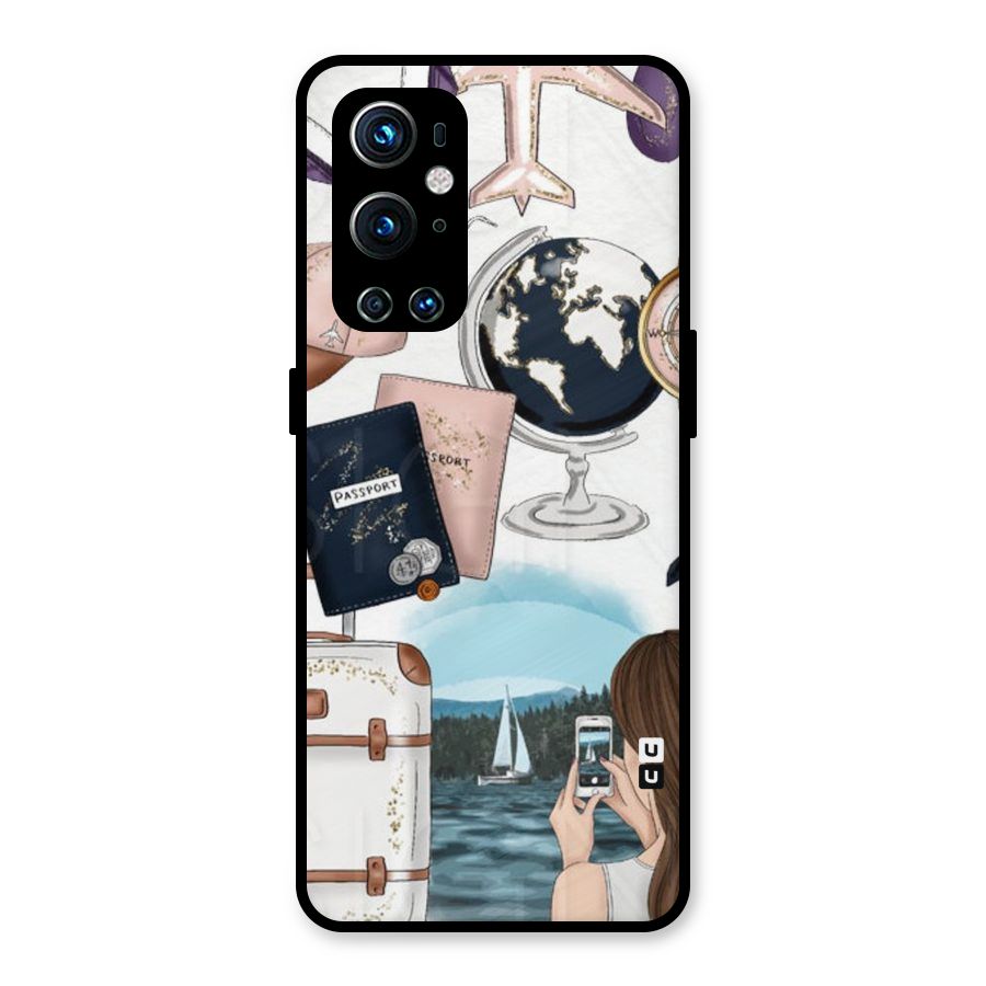 Travel Diaries Metal Back Case for OnePlus 9 Pro