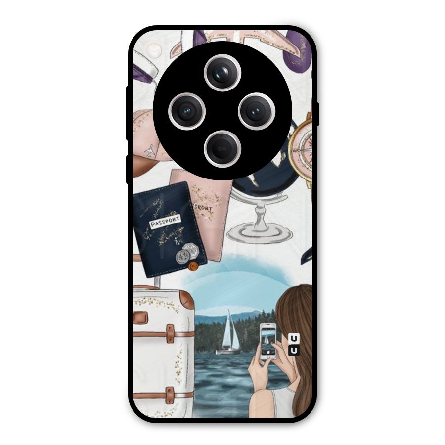 Travel Diaries Metal Back Case for Oppo Find X8
