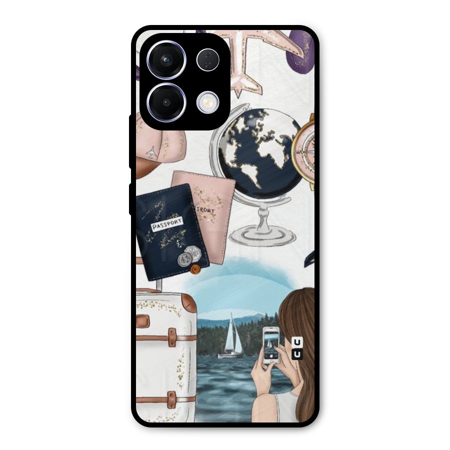 Travel Diaries Metal Back Case for Oppo K13