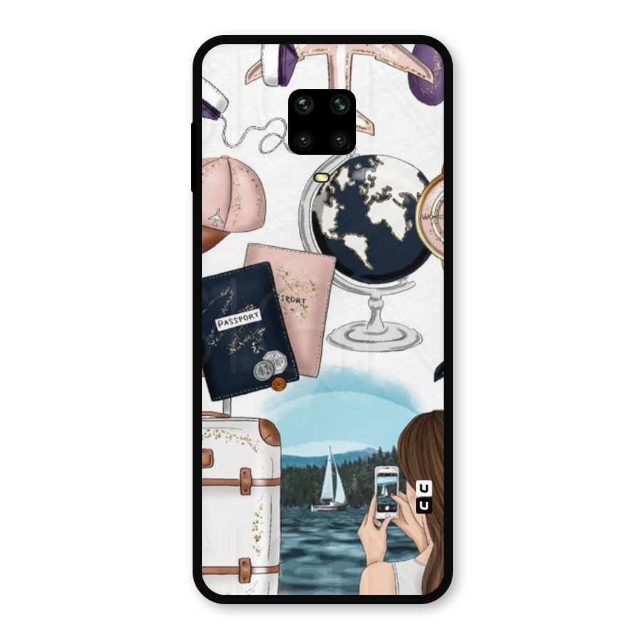 Travel Diaries Metal Back Case for Poco M2 Pro
