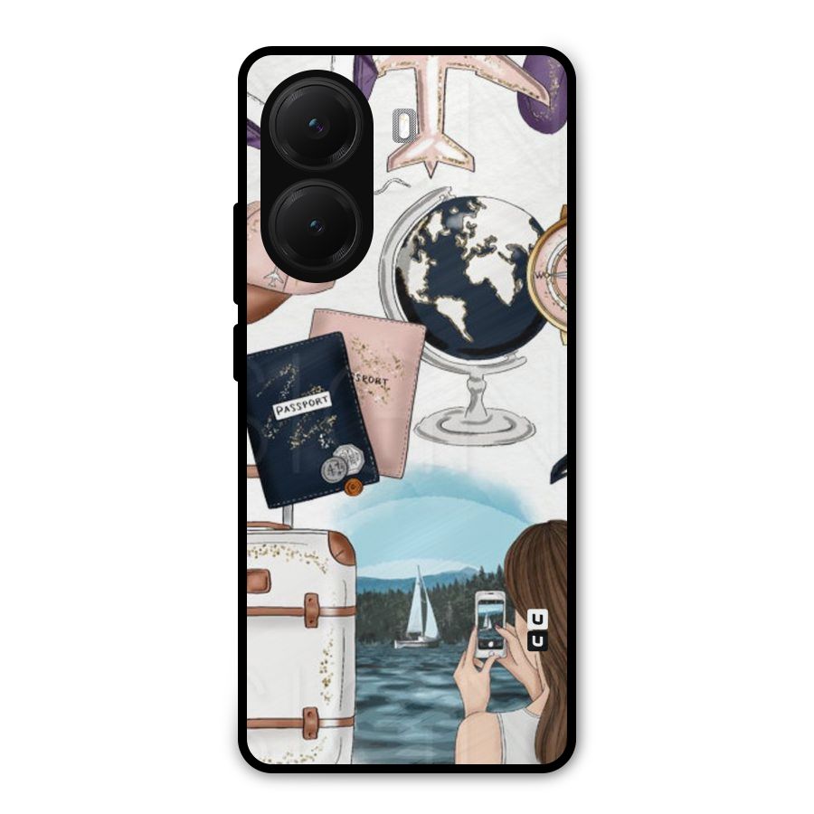 Travel Diaries Metal Back Case for Poco X7 Pro