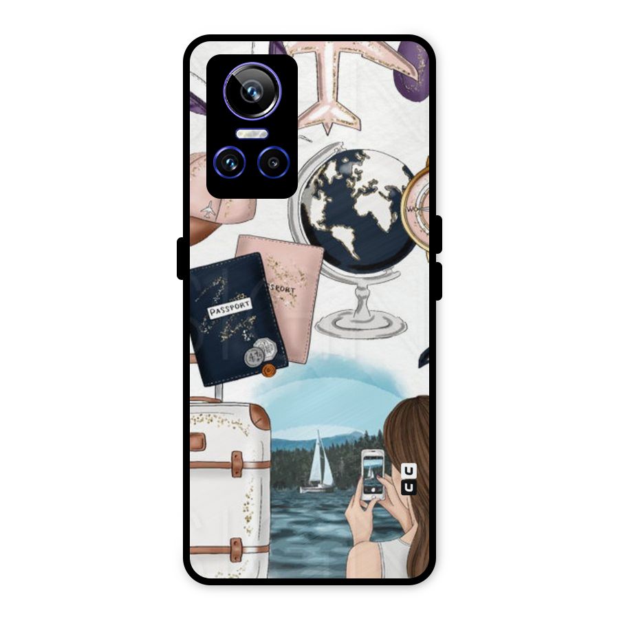 Travel Diaries Metal Back Case for Realme GT Neo 3