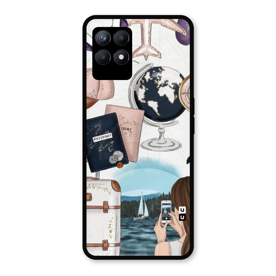 Travel Diaries Metal Back Case for Realme Narzo 50