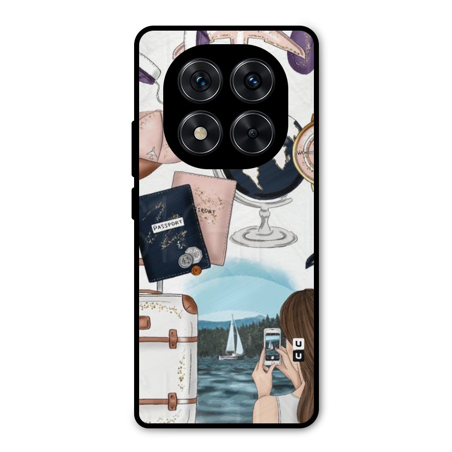 Travel Diaries Metal Back Case for Redmi Note 14 Pro 5G