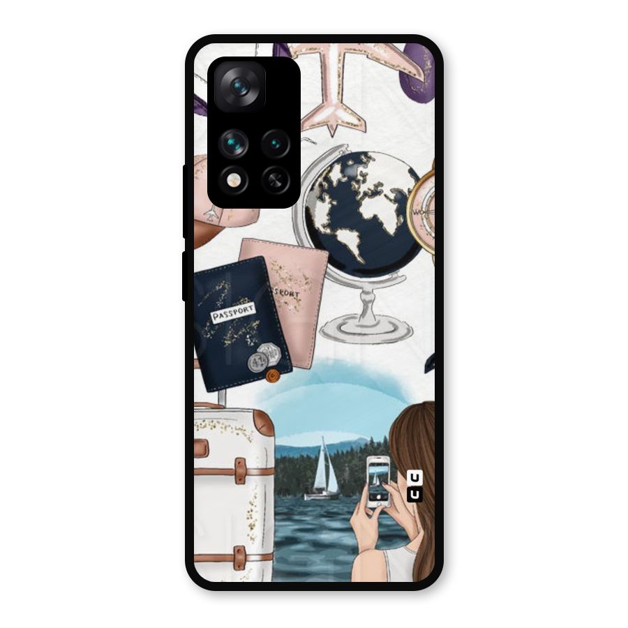 Travel Diaries Metal Back Case for Xiaomi 11i 5G