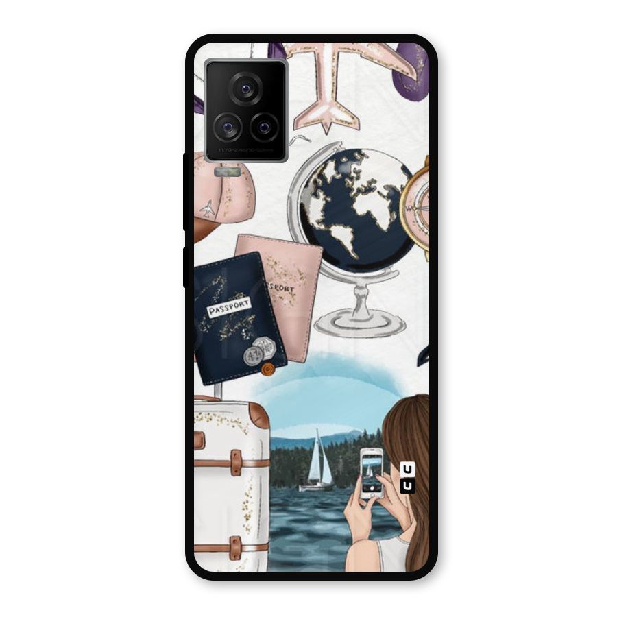 Travel Diaries Metal Back Case for iQOO 7 Legend 5G