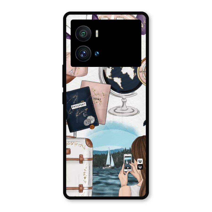 Travel Diaries Metal Back Case for iQOO 9 Pro